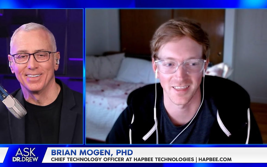 Featured on Ask Dr. Drew: our CTO Brian Mogen Ph.D. Discusses the Science of Hapbee